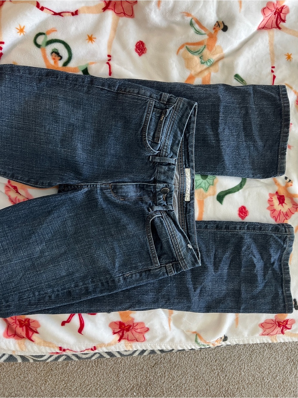 Joe's Jeans Dark Blue Straight-Leg Jeans